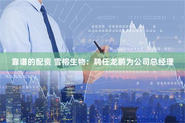 靠谱的配资 雪榕生物：聘任龙鹏为公司总经理